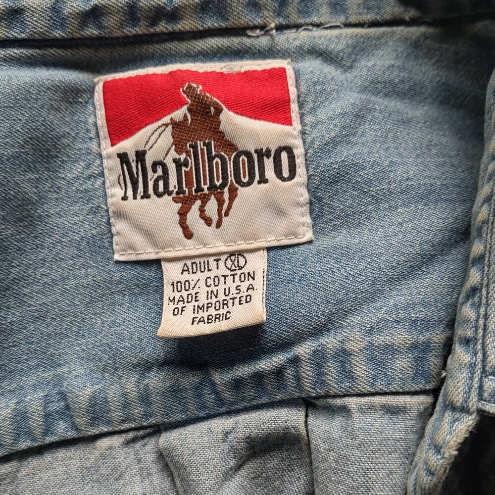 MARLBORO BLUE JEAN SHIRT